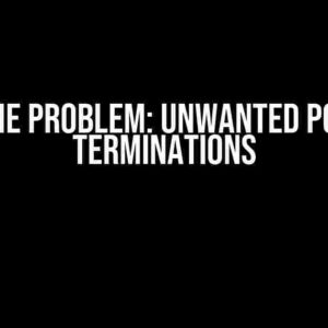 The Problem: Unwanted Pod Terminations