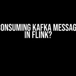 Why is consuming Kafka messages slow in Flink?